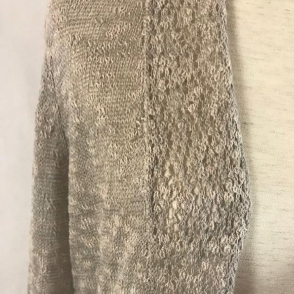 NWT Cynthia Rowley Long Sleeve Lightweight Open-Stitched Cardigan Size L - Picture 9 of 13